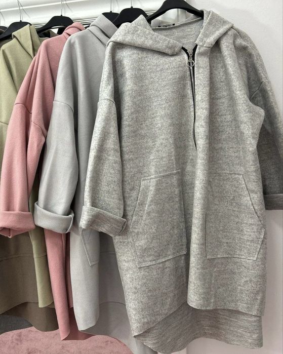 Cardigan roz !Material gros !