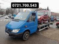 Tractari Auto București-Ilfov/ Non Stop/ Platforma auto