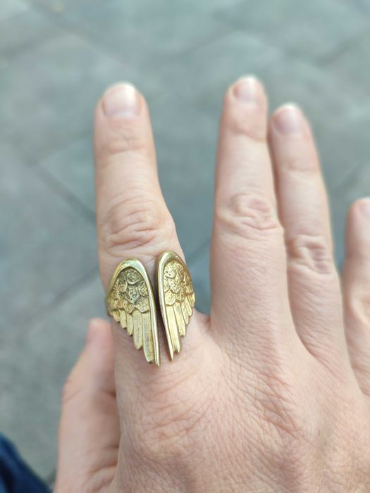 Нов античен пръстен "Ангелски крила"