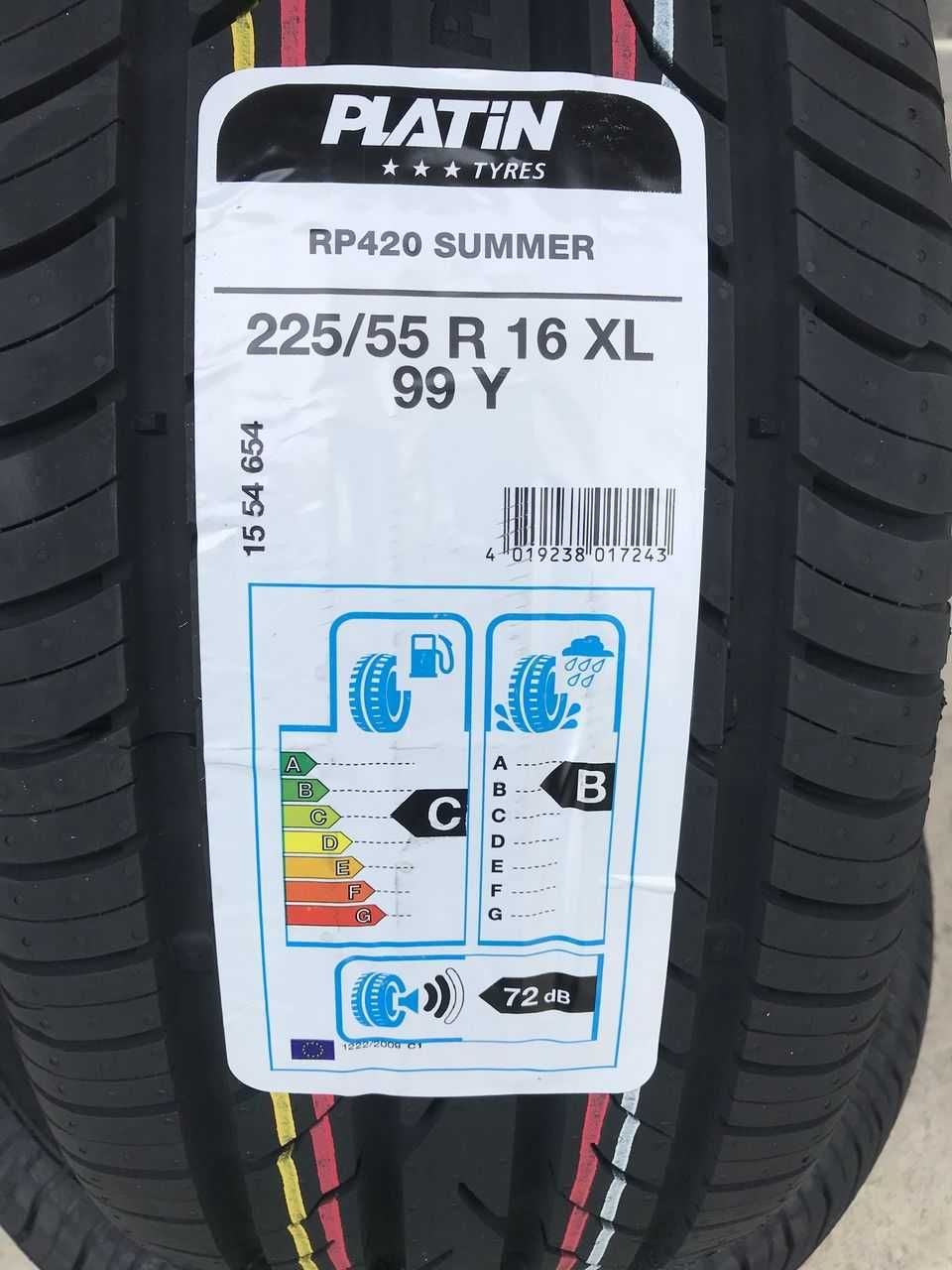 225/55/16 Летни гуми PLATIN 225/55 R16 XL 2255516 DOT2024