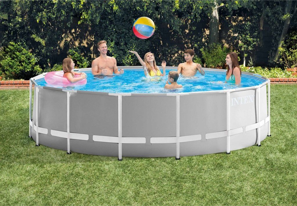 Каркасный прямоугольный басейн 457×122 INTEX ORIGINAL stoyka basseyn