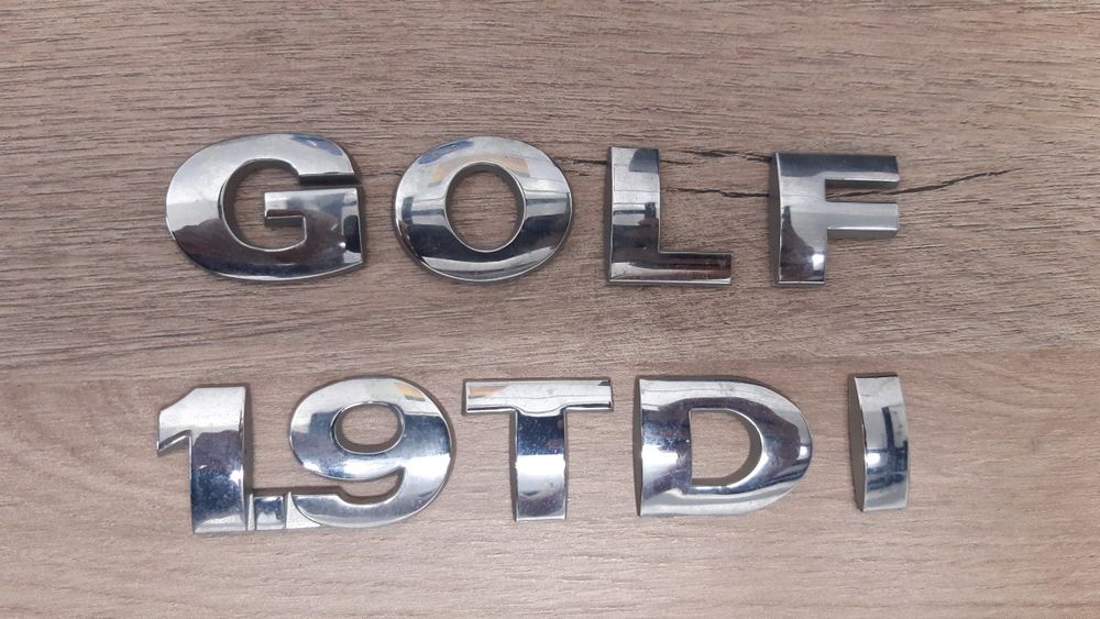 Надпис golf 1.9 tdi