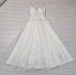 Rochie de mireasa Mirandi Ivory S/M cu voal si crinolina