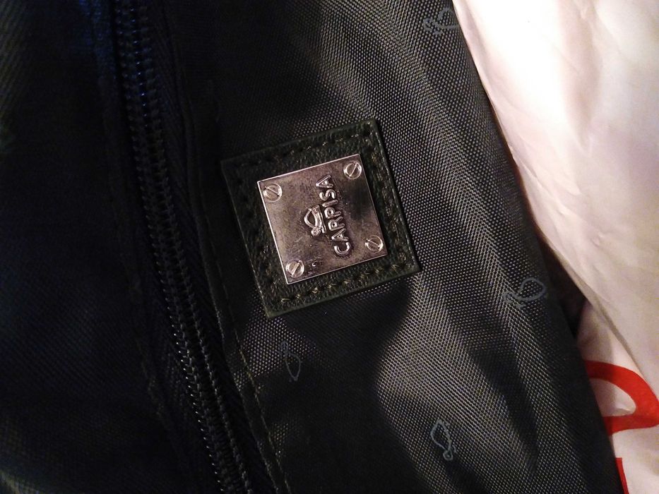 Geanta elegantă,piele, de la Carpisa, dame , culoare verde inchis