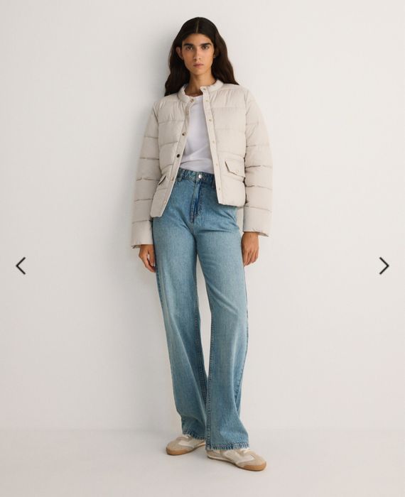 Бежаво пухено яке Reserved