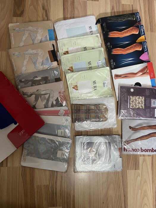 Lot dresuri  ciorapi cu chilot plasa Mura Calzedonia