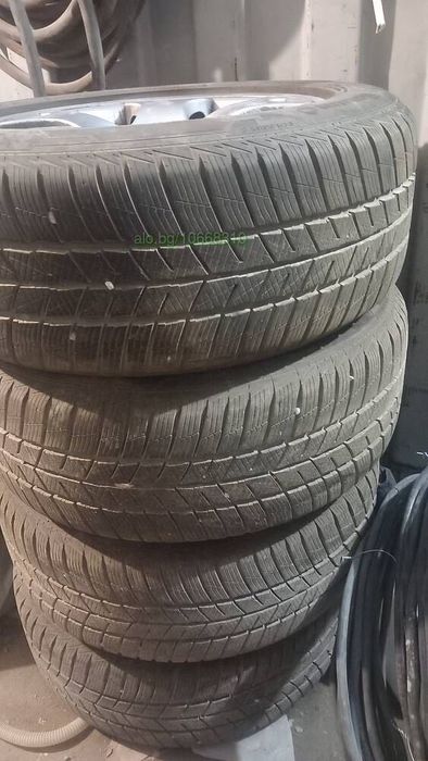 4 зимни гуми Barum Polaris 255/55 R18
с алуминиеви джанти BMW X5 E53