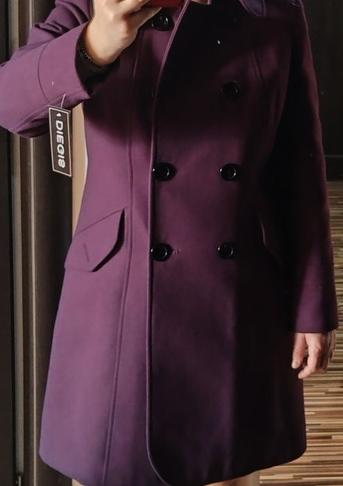 Palton NOU  100% fabricat in Romania - marime 42