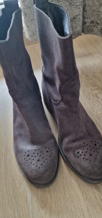 Дамски кожени боти и обувки 39 размер