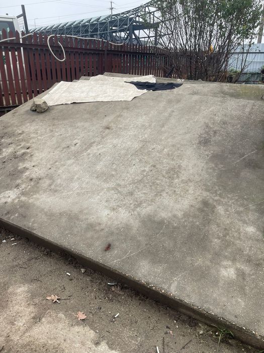 Placi beton curte, garaj, Ferme schela metalica, Boltari, Piatra rau