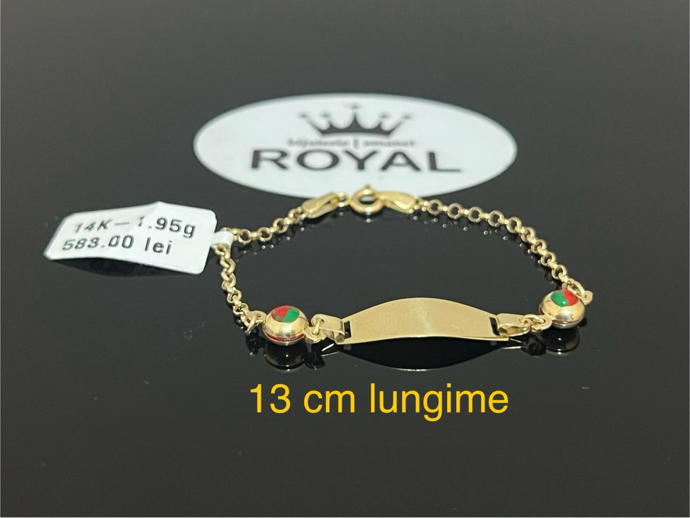 Bijuteria Royal CB : Bratara copil aur 14k 1,95 grame