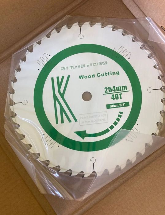Диск за циркуляр за дърво пендула key blades fixings 254 mm