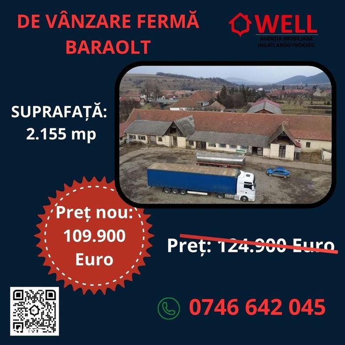 De vânzare fermă în Baraolt