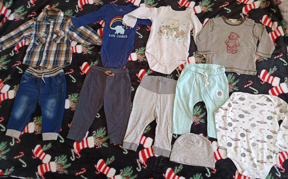 Lot hainute de toamna baieti marimea 74-80