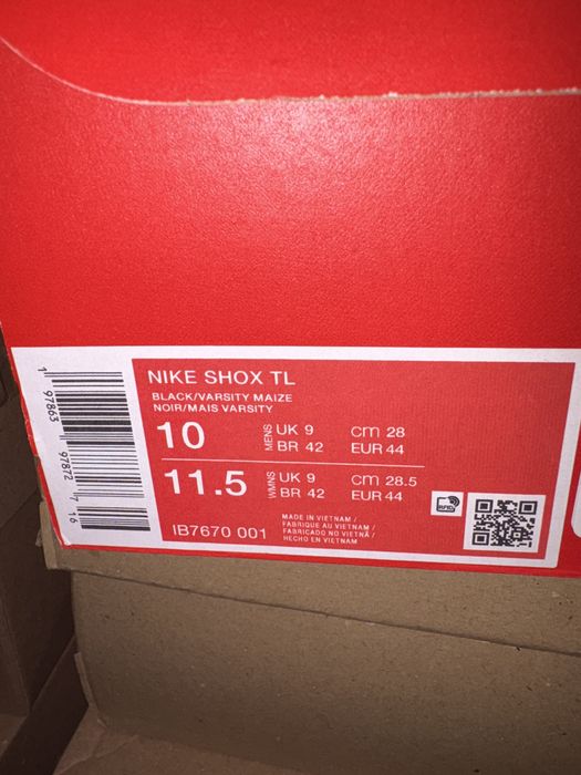 Nike Shox TL - Номер 44