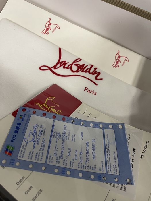 Christian Louboutin High Black Lether