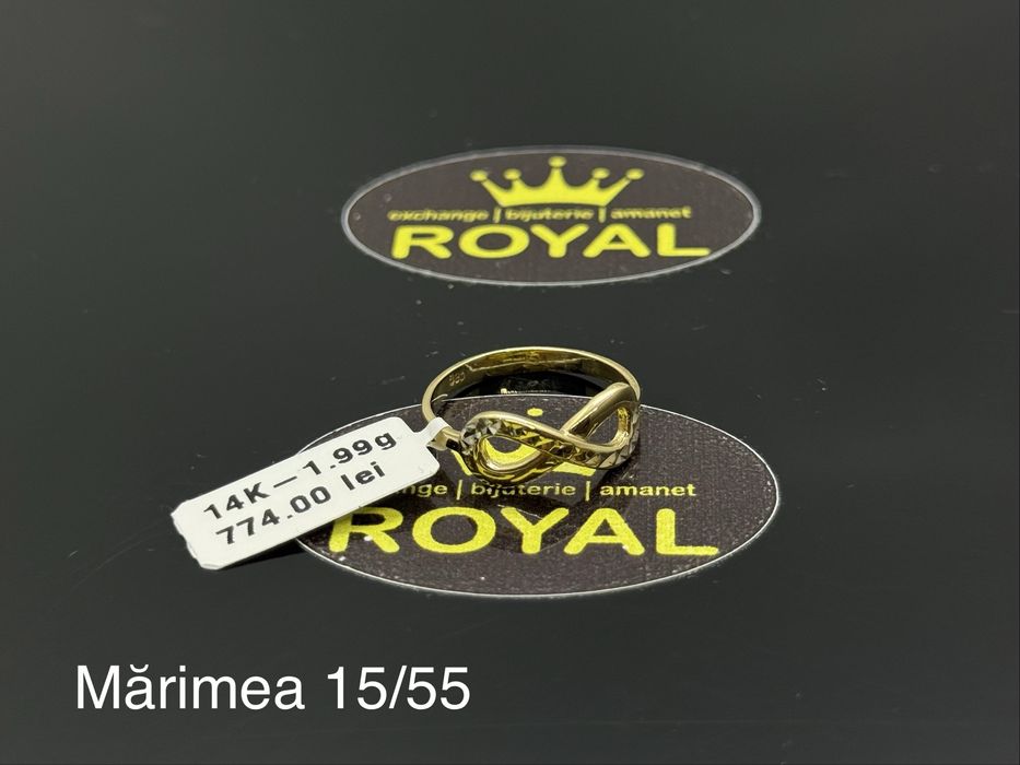 Bijuteria Royal: inel aur 14k/1.99 gr