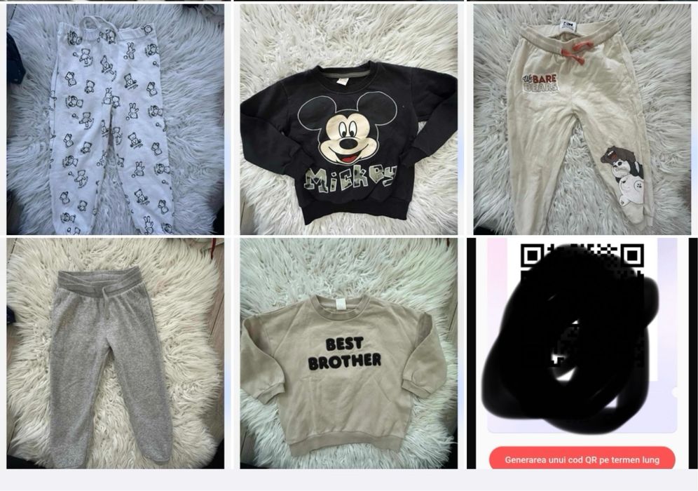 Haine diferite marimi