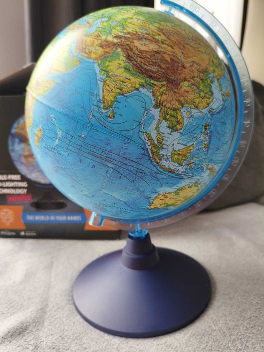Globus AR iluminat Exerz 21 cm – cu aplicație iOS/Android, fără cablu