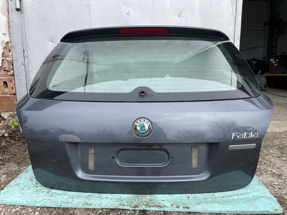 Заден капак багажник за Skoda Fabia Шкода Фабиа 2007-2014г