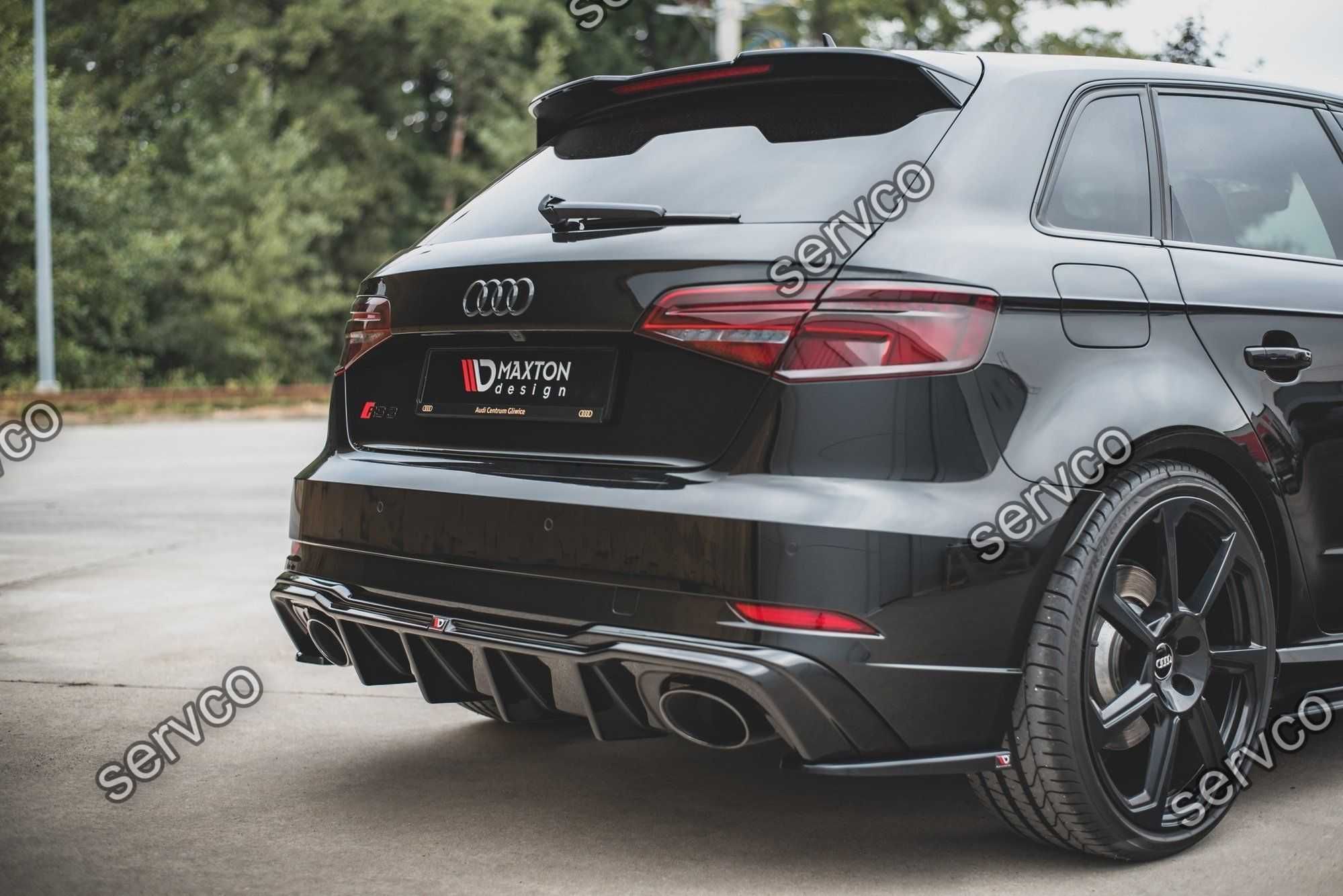 Difuzor bara spate Audi A3 RS3 8V Sportback 2017- v21 - Maxton Design