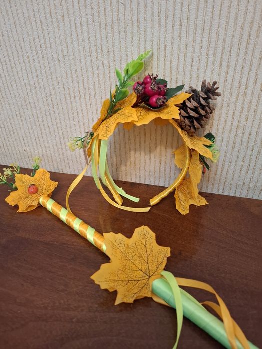 Ободок осенний детский