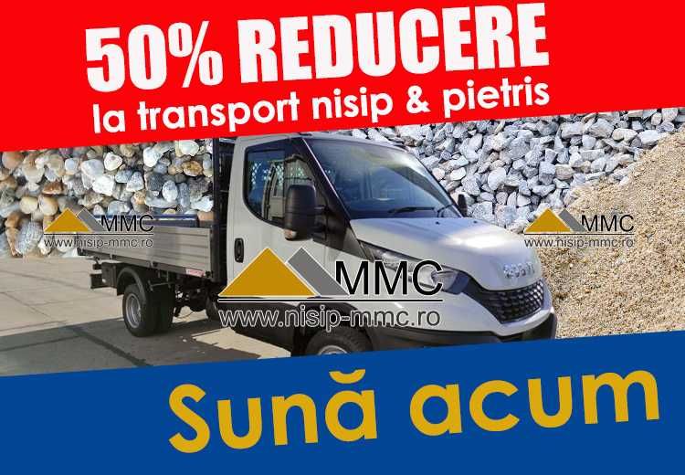 OFERTĂ! 50%Reducere la transport nisip & pietriș - București, Sector 2