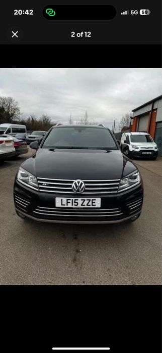 Bot fata capota bara touareg 7p facelift 2016 rline far aripa