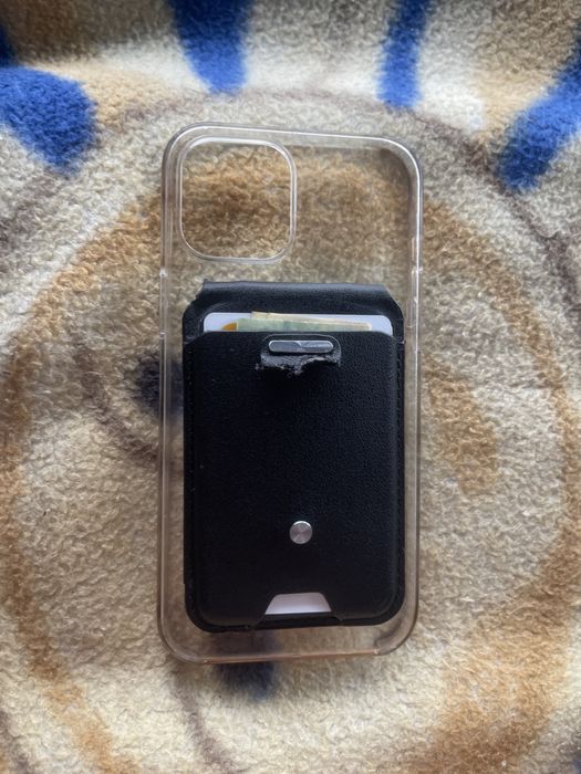 Portofel ESR Geo MagSafe cu suport și Find My – Negru Midnight