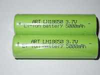 Acumulatori lanterna li- ion ART 18650 3,7V 5000 mAh DE CALITATE!