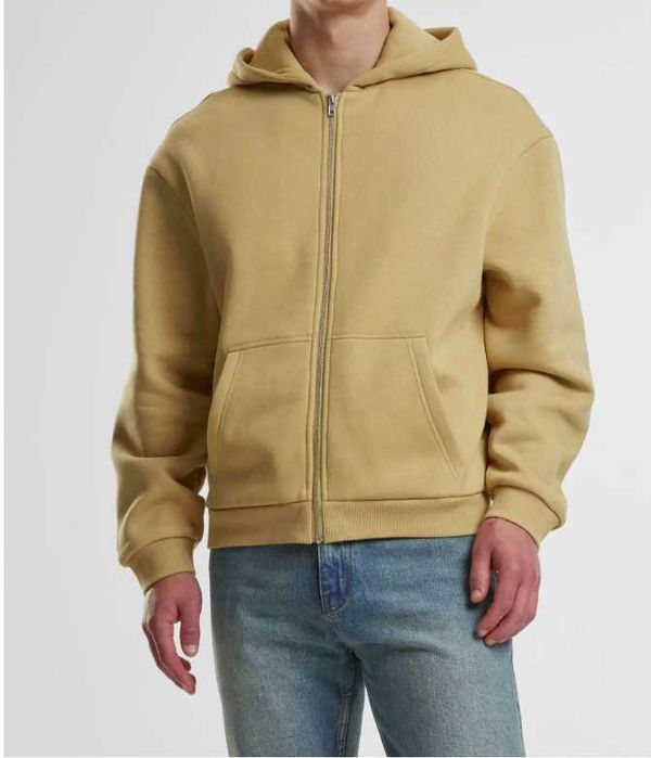 Bluză de molton cu fermoar