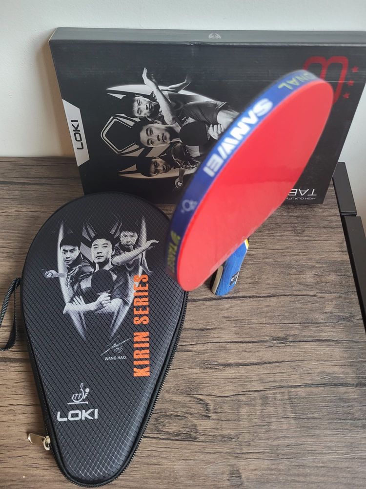 Set paletă tenis de masă Loki Kirin Rxton profesională