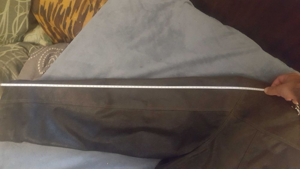 Голямо мъжко кожено яке от естествена кожа