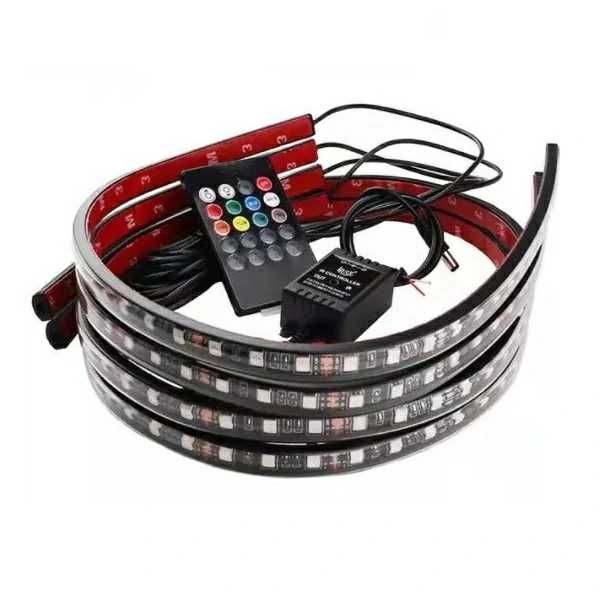 Lumini ambientale auto exterior kit banda led leduri sub masina