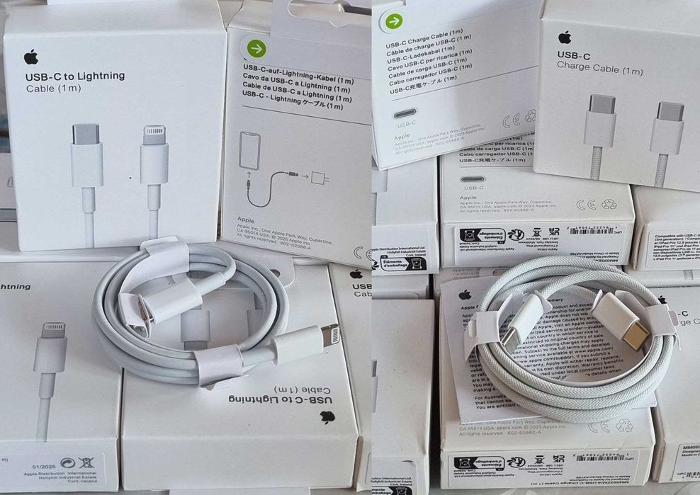 Кабель Type-C и Lighting  для Apple, Samsung и др. Андроид устройств