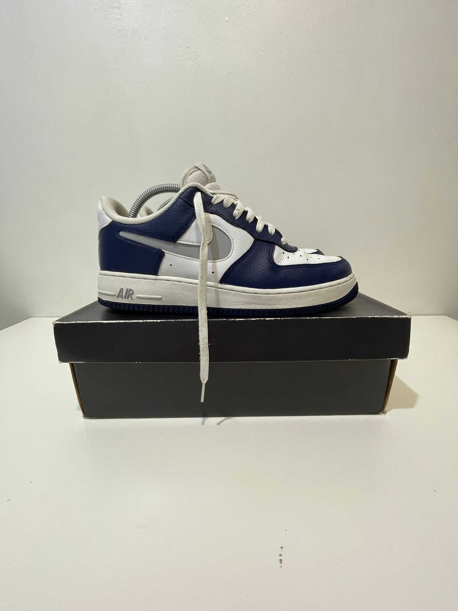 Nike Air Force 1 '"07 LV8 Midnight Navy/WOLF GREY-WHITE/44 Originali