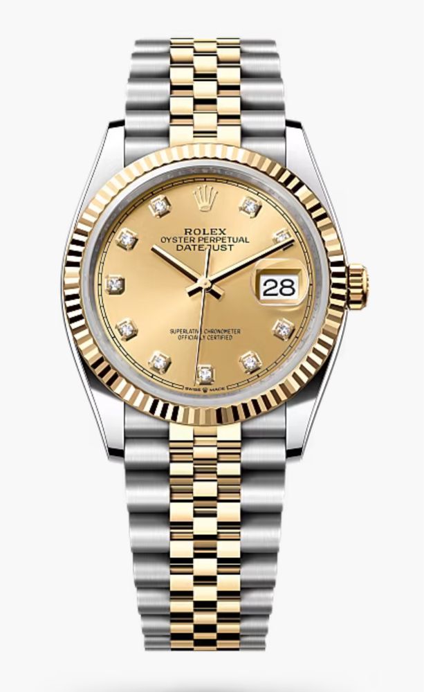 Rolex Datejust 36 mm aur otel nou 2024