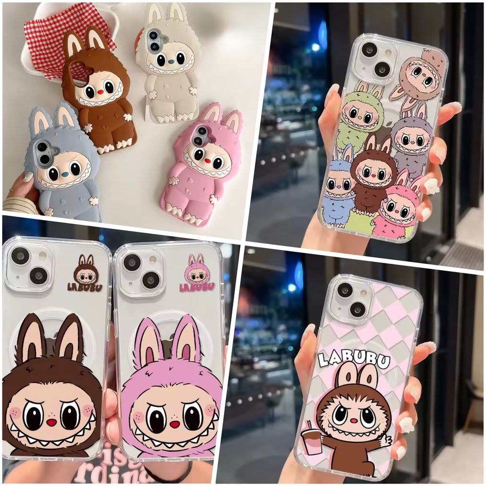 Labubu калъфи за iPhone Лабубу калъф Различни видове Ограничени бройки