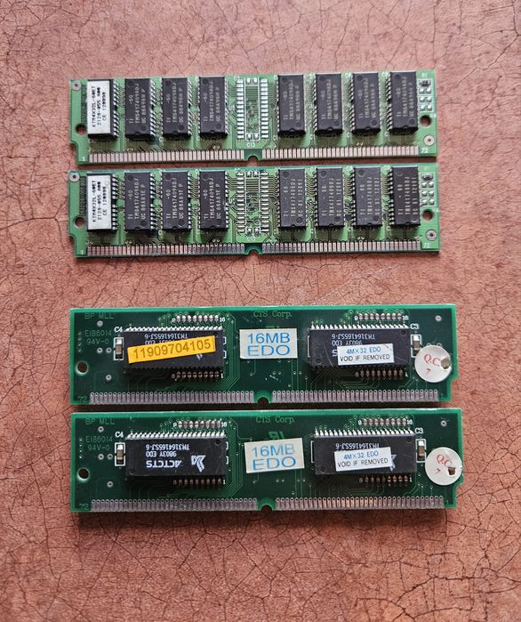 Vand kit EDO Ram 2x16MB (total 32MB)