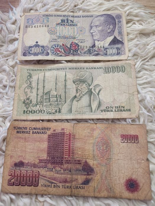 Vand bancnote turcesti