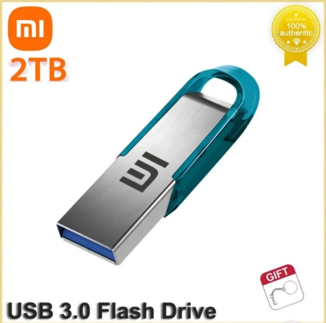 Флашка XIAOMI 2TB+Адаптор за телефон Type-C и ключодържател