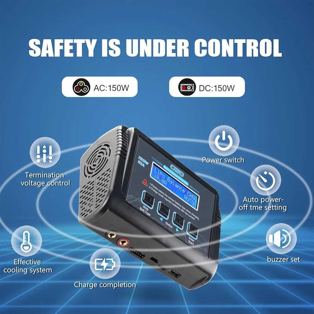 Ново HTRC C150 LiPo зарядно устройство, RC зарядно устройство ...