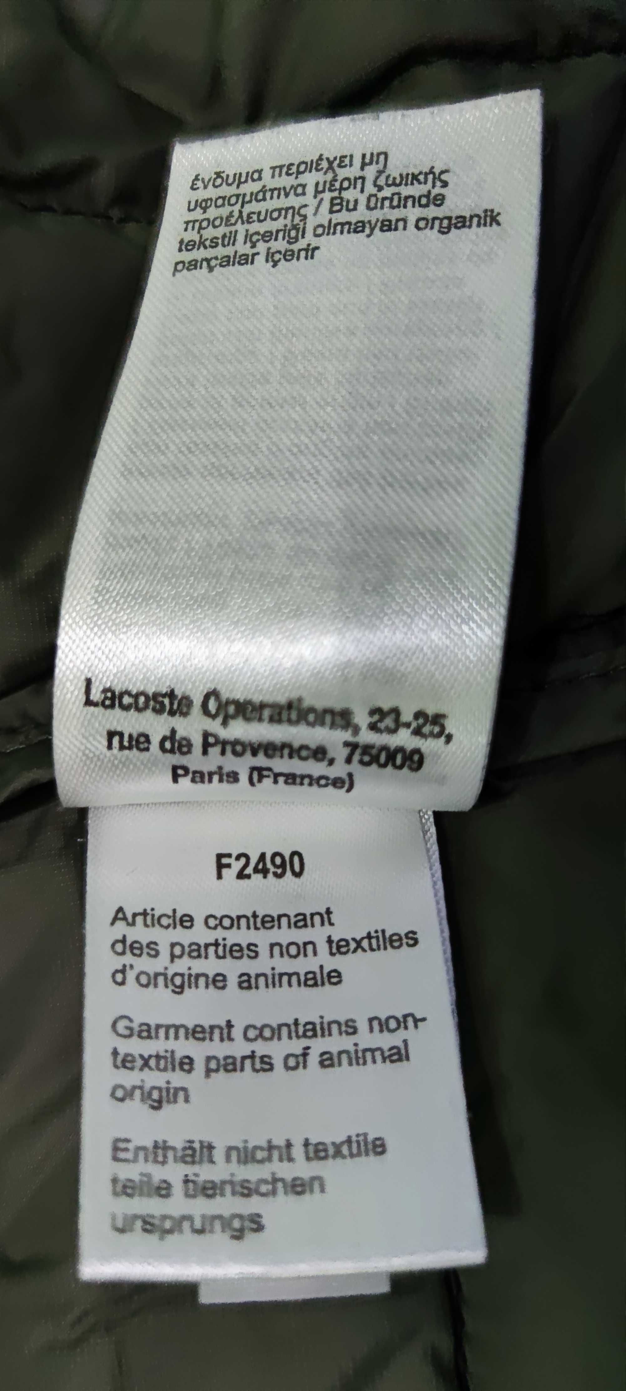 яке LACOSTE -orginal.Гъши пух