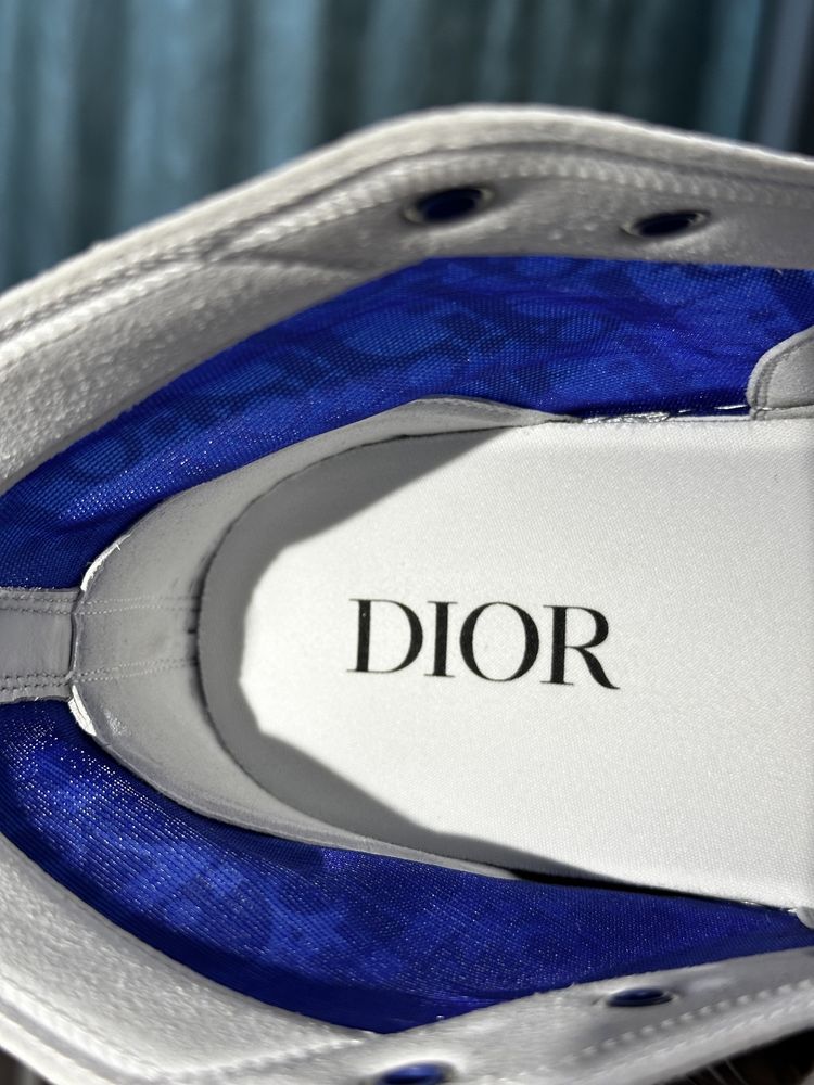 Высокие мужские кеды Dior Oblique B23 сникерсы хайтопы