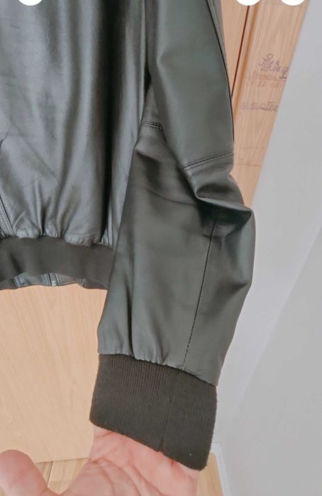 Кожен бомбър Zara естествена кожа