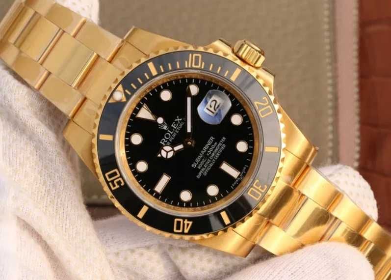 Ceas ROLE.X SUBMARINER AUTOMATIC GOLD&Black-Calitatea 1 Redus !! 2024