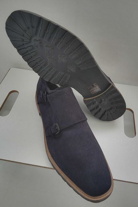 Pantofi monk de lux Strellson 44 piele naturala moale