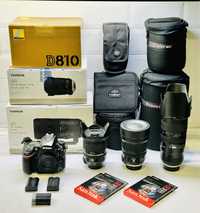 Nikon D810  + Tamron 24-70 2.8  + 70-200 G2 2.8 + Huse Tamrac