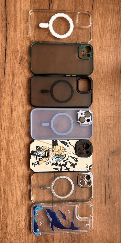 Iphone 15 , 7 калъфа/кейса за Iphone 15