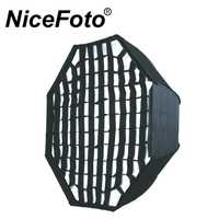 Softbox cu grid octogonal Nicefoto 95cm, prindere bowens, studio